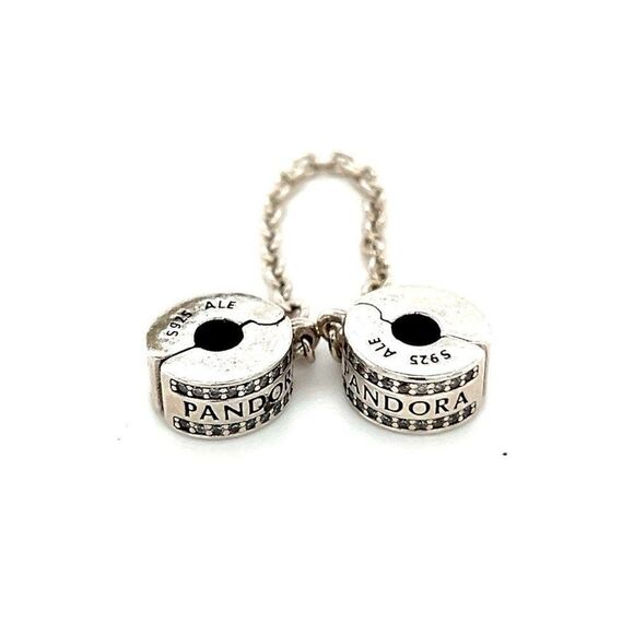 Pandor Signature Cz Safety Chain - Picture 1 of 4